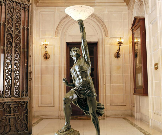 Prometheus Sculptural Floor Lamp