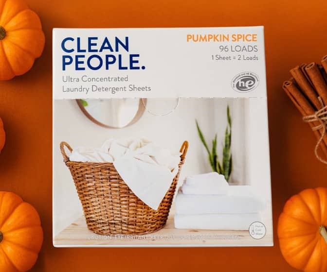 Pumpkin Spice Laundry Detergent Sheets