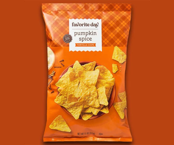 Pumpkin Spice Tortilla Chips
