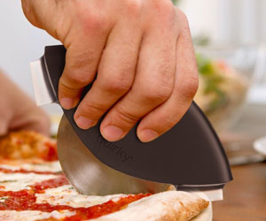 Quirky Slice - Pizza Wheel With Dual Crust Cutting Blades