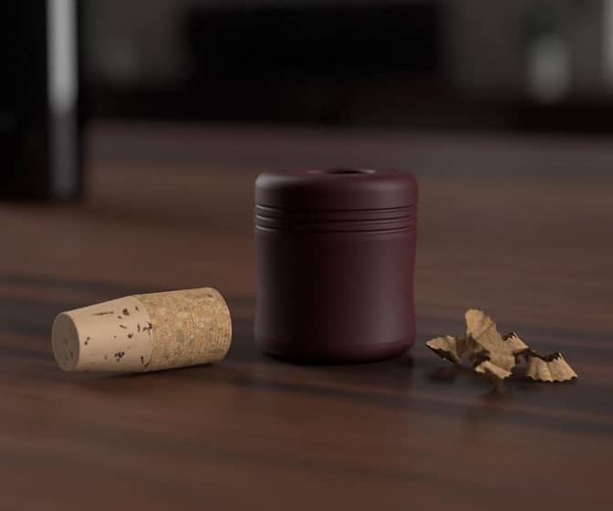 Qwik-Cork - Trim and Re-Cork a Bottle of Wine in Seconds!
