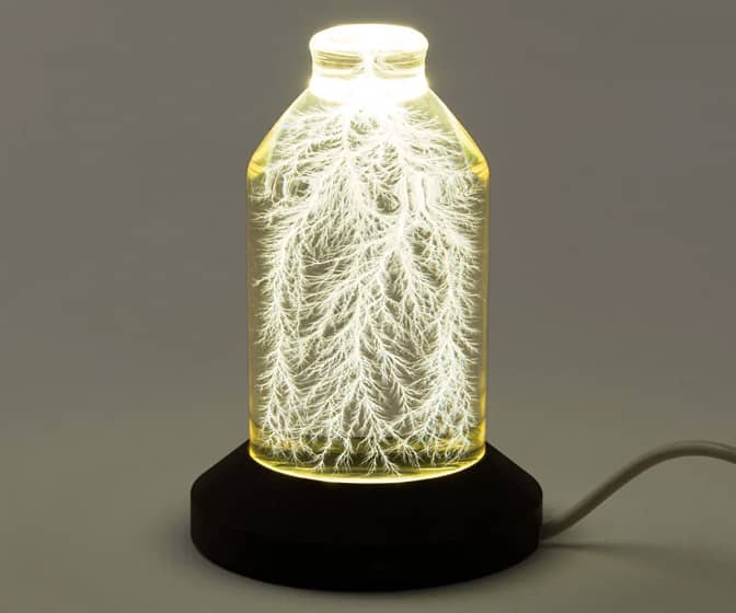 Real Captured Lightning in a Bottle