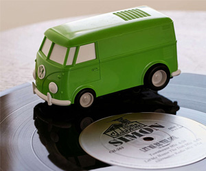 Record Runner - VW Bus Portable Self-Contained Vinyl Record Player