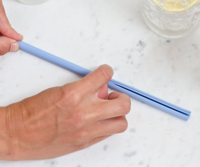 Reusable Silicone Straws That Split Apart For Easy Cleaning
