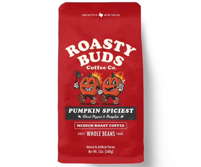 Roasty Buds Pumpkin Spiciest - Ghost Pepper Infused Pumpkin Spice Coffee