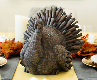 Rustic Tabletop Turkey