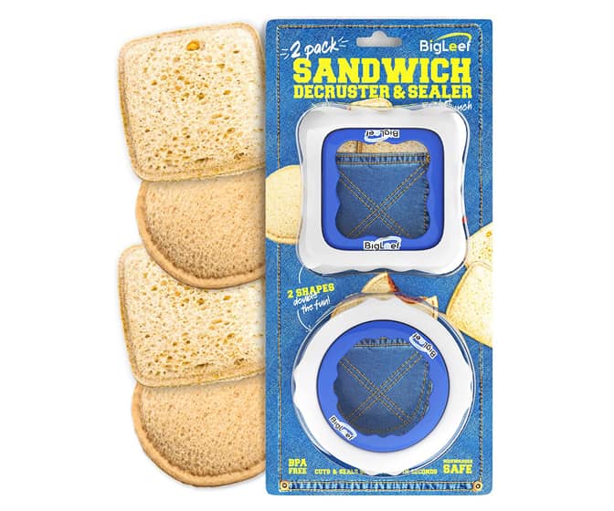 Sandwich Decruster and Sealer - Make Round or Square Pocket Sandwiches
