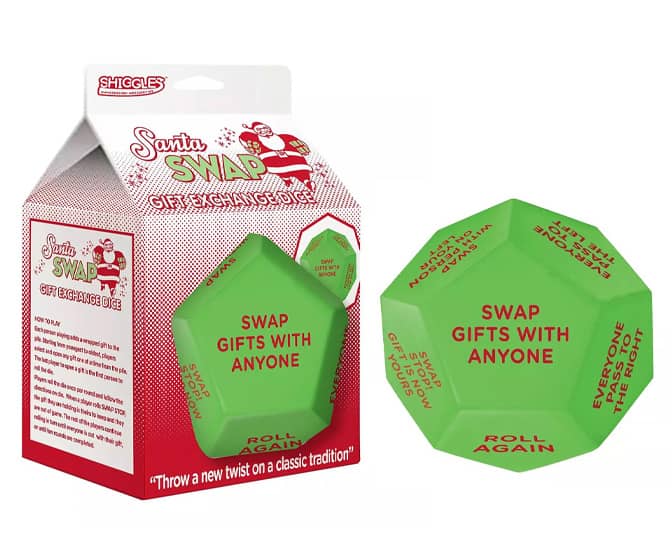 Santa Swap - Oversized Gift Exchange Dice