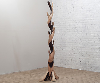 Sculptural Sonokeling Rosewood Coat Tree