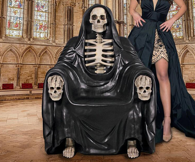 Seat Of Death - Grim Reaper Throne Chair