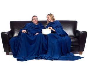 Siamese Slanket - Blanket with Sleeves for Two!