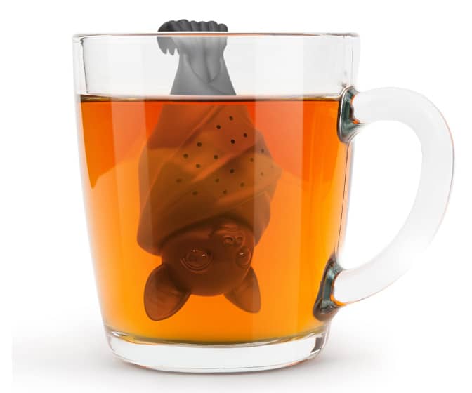 Sleeping Upside-Down Bat Silicone Loose-Leaf-Tea Steeper