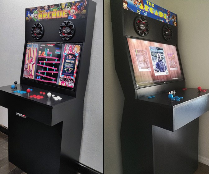 Slim Arcade Machine Cabinet - 12,000+ Retro Games!