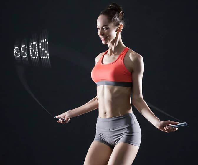 Smart Rope - LED Jump Rope Displays Count In Mid-Air