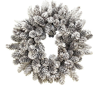 Snowy Pinecone Wreath