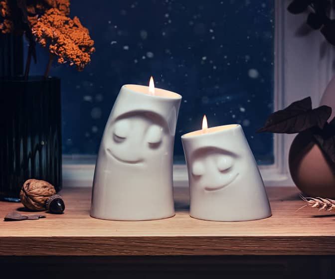 Snuggle Candle Holder Set