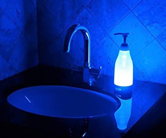Soap Brite - LED Illuminated Soap Dispenser - 7 Soothing Colors