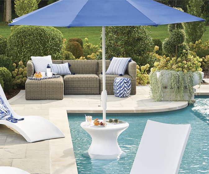 Soleil In-Pool Umbrella Stand Table