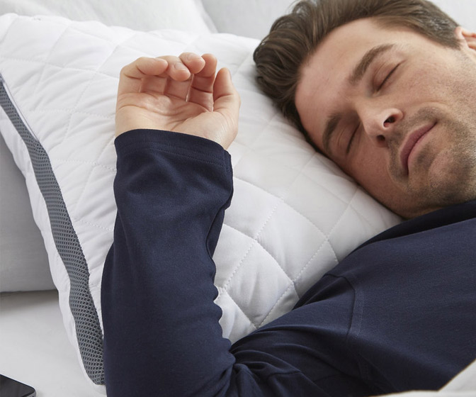 SoundAsleep Smart Pillow - Bluetooth Speaker, Sleep Tracker, and Comfort