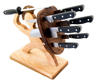 Spartan Knife Block and Set - Chef's Edition