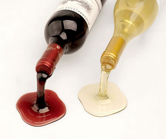 Spilled Wine Bottle Holder