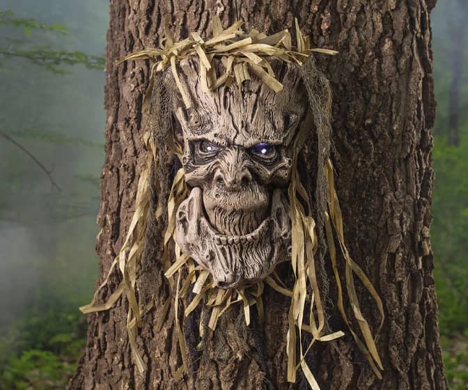 Spooky Animated Talking Tree Face Halloween Decoration