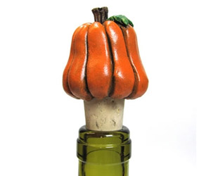 Spooky Pumpkin Wine Bottle Stopper
