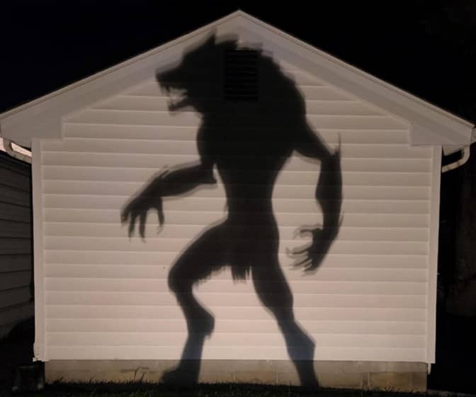 Spooky Werewolf Shadow Caster