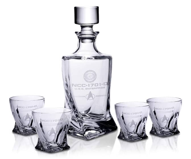 Star Trek: The Next Generation U.S.S. Enterprise Whiskey Decanter Set