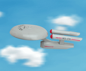 Star Trek U.S.S. Enterprise Flying Disc