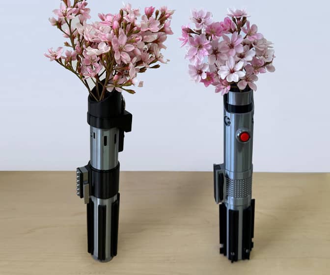 Star Wars Lightsaber Hilt Flower Vases