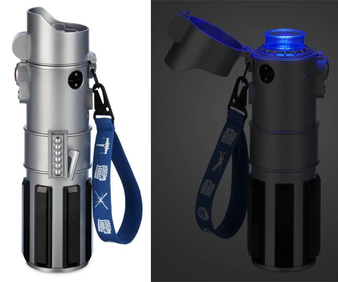 Star Wars Lightsaber Water Bottles - Light Up and Play Sounds