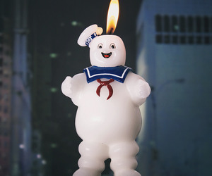 Stay Puft Marshmallow Man Candle