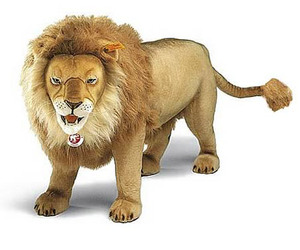 Steiff Studio Lion - Life-Sized Plush Replica
