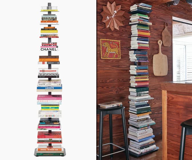 Story Bookcase - Minimalist Vertical Bookshelf Tower