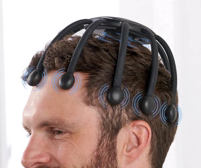 Stress-Relieving Full Head Massager
