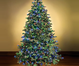 Switchable Color Prelit Christmas Tree
