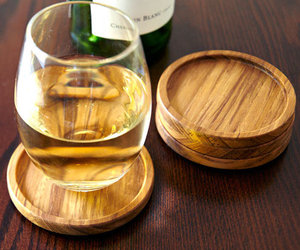 Concave Bamboo Coasters