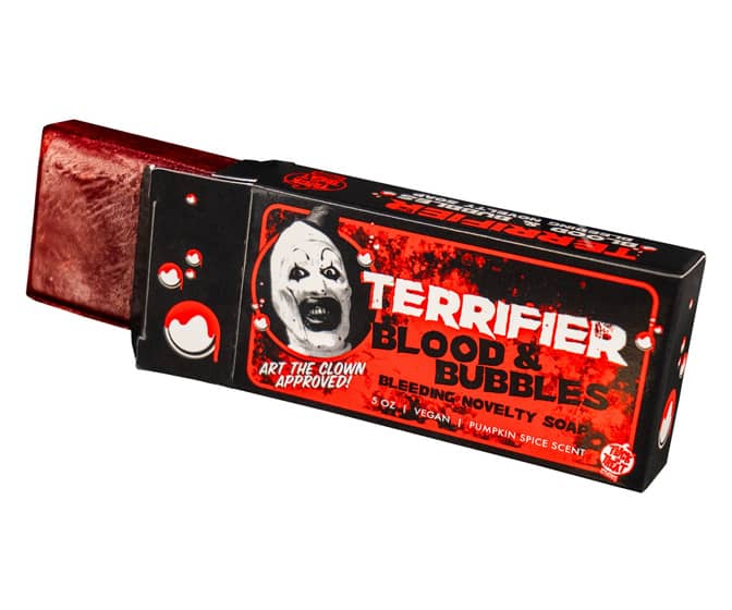 Terrifier Blood and Bubbles Bleeding Soap - Pumpkin Spice-Scented!