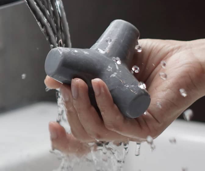 Tetra Soap -  Slip-Free, Tetrapod-Shaped Cold Process Soap