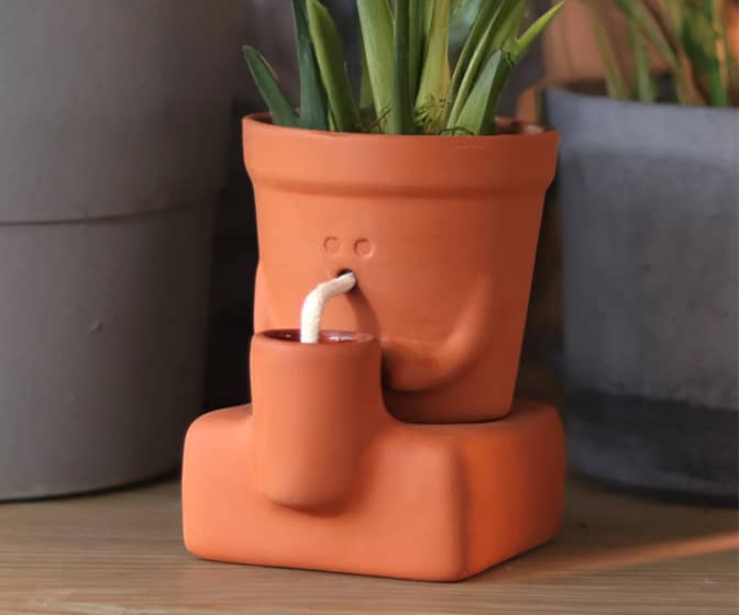 Thirsty Planter – Whimsical Self-Watering Planter Pot