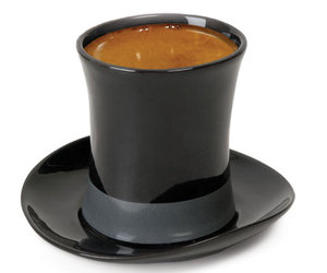 Top Hat Espresso Cup And Saucer