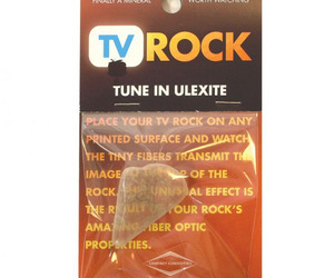TV Rock - Naturally Projects Image Below It To The Surface