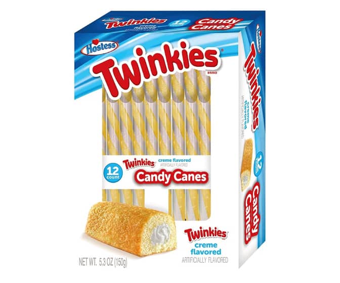 Twinkies Candy Canes