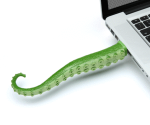 USB Animatronic Squirming Tentacle