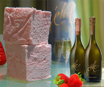 Viveltre French Riviera Gourmet Champagne and Strawberry Marshmallows