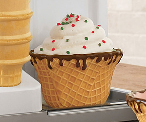 Waffle Cone Ice Cream Bowls