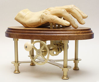 Waiting Hand Automaton - Hand-Operated Kinetic Sculpture