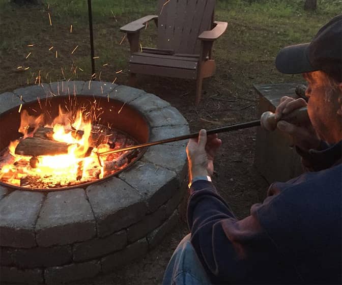 BlazingBlock - Portable Self-Contained Wood Bonfire