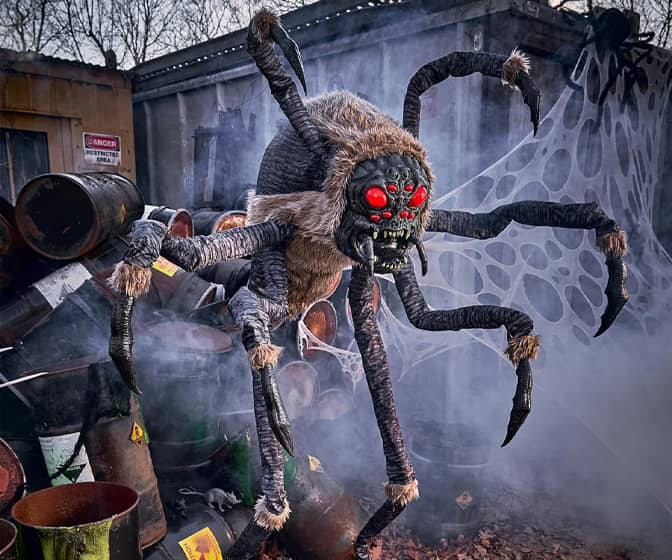 Giant Eight-Legged Animatronic Spider Monster